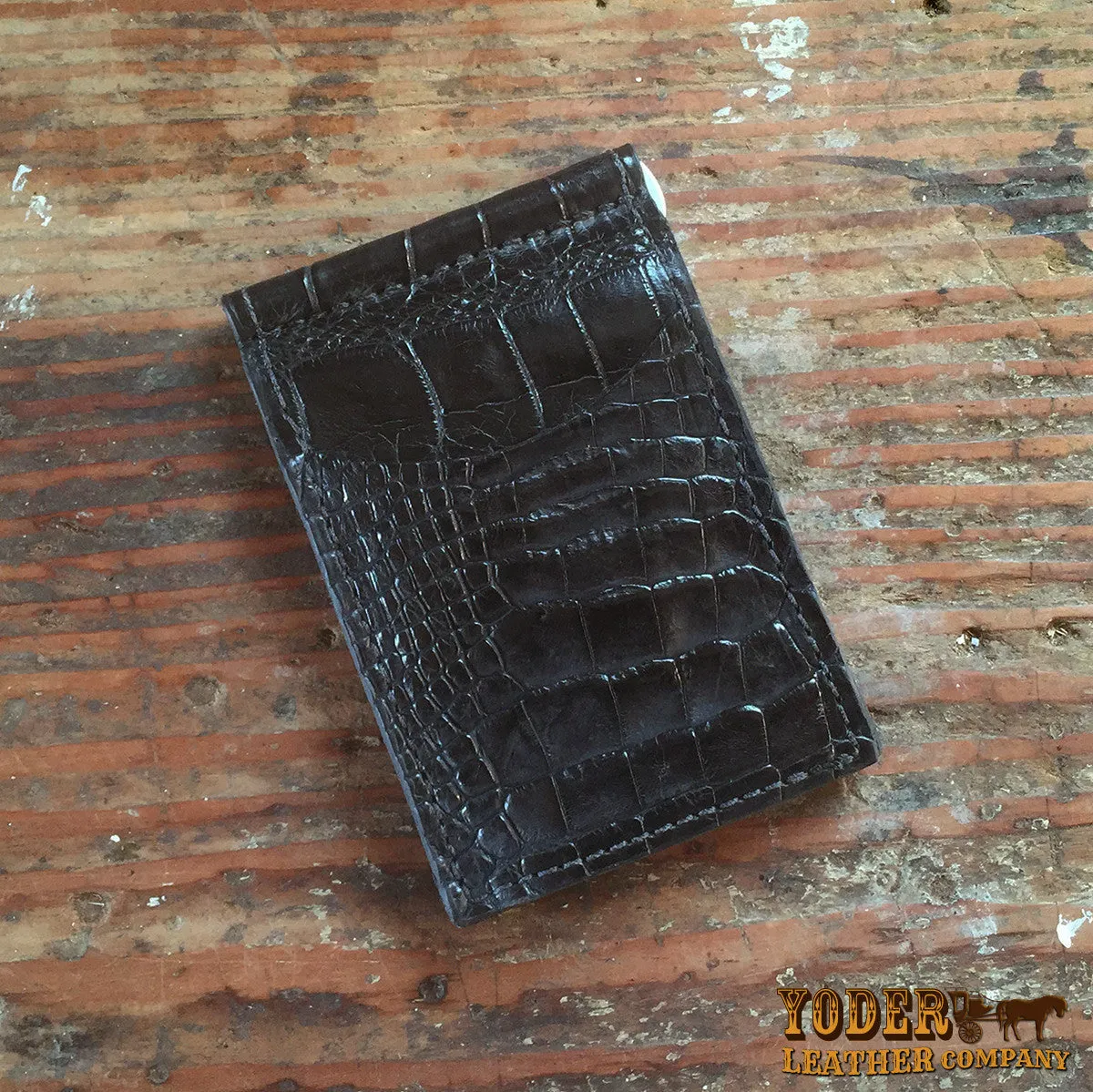 Alligator Black Skinny Clip