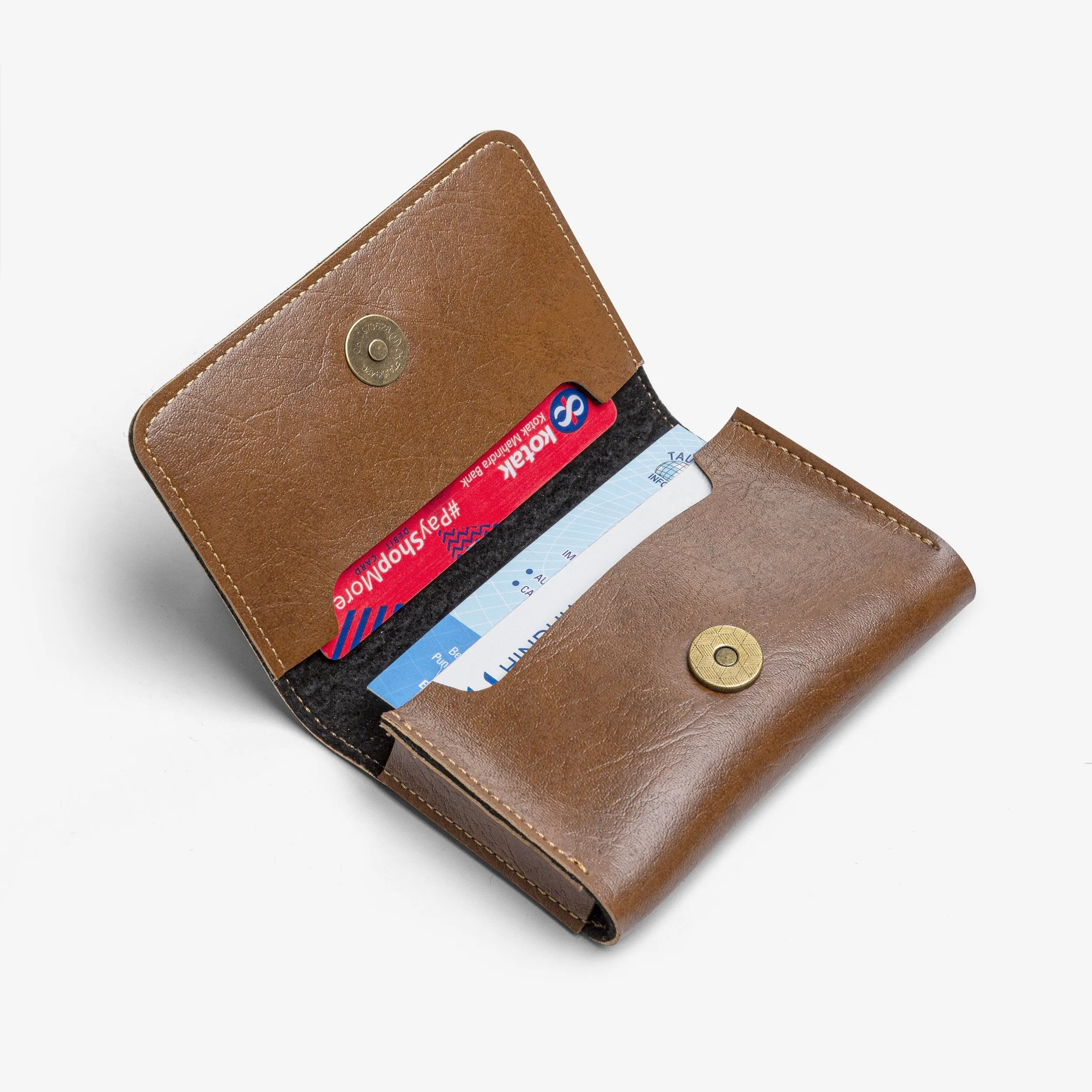 Business Card Holder/Wallet - Tan