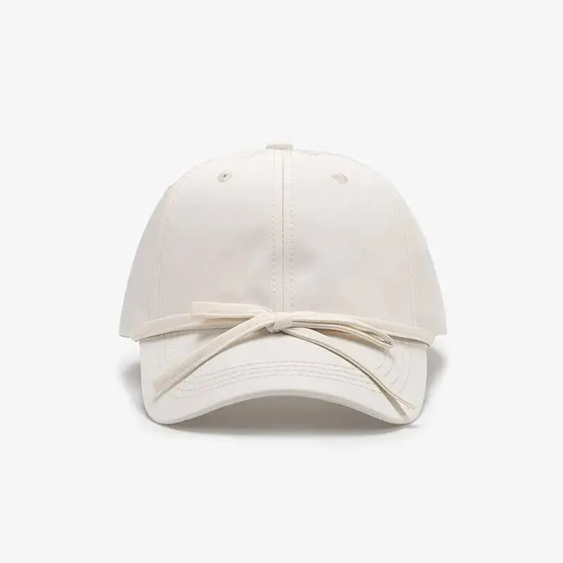 Elevate Your Style with the Tied Bow Cotton Baseball Cap in Luxury Fashion