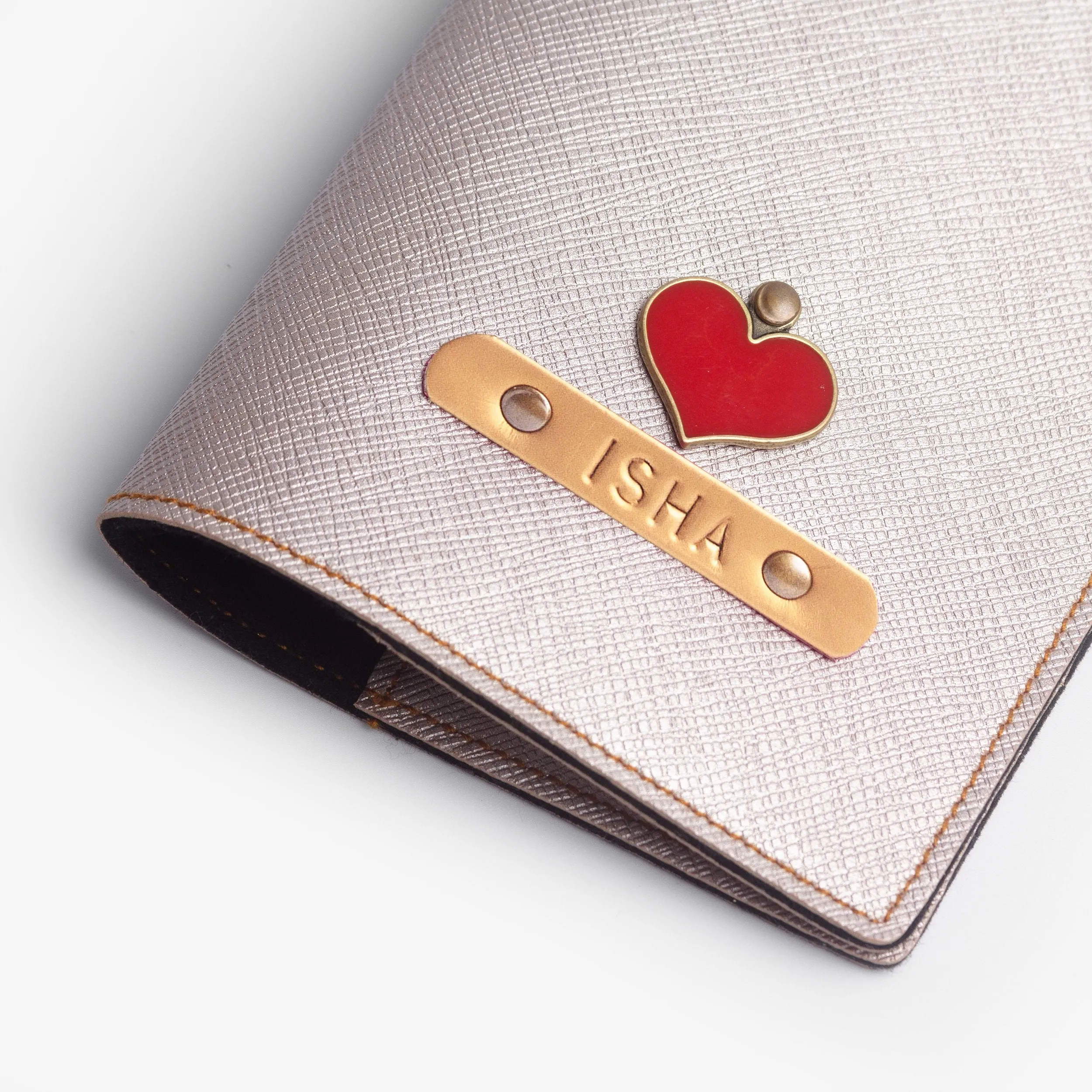 Personalized Passport Cover - Rose Gold