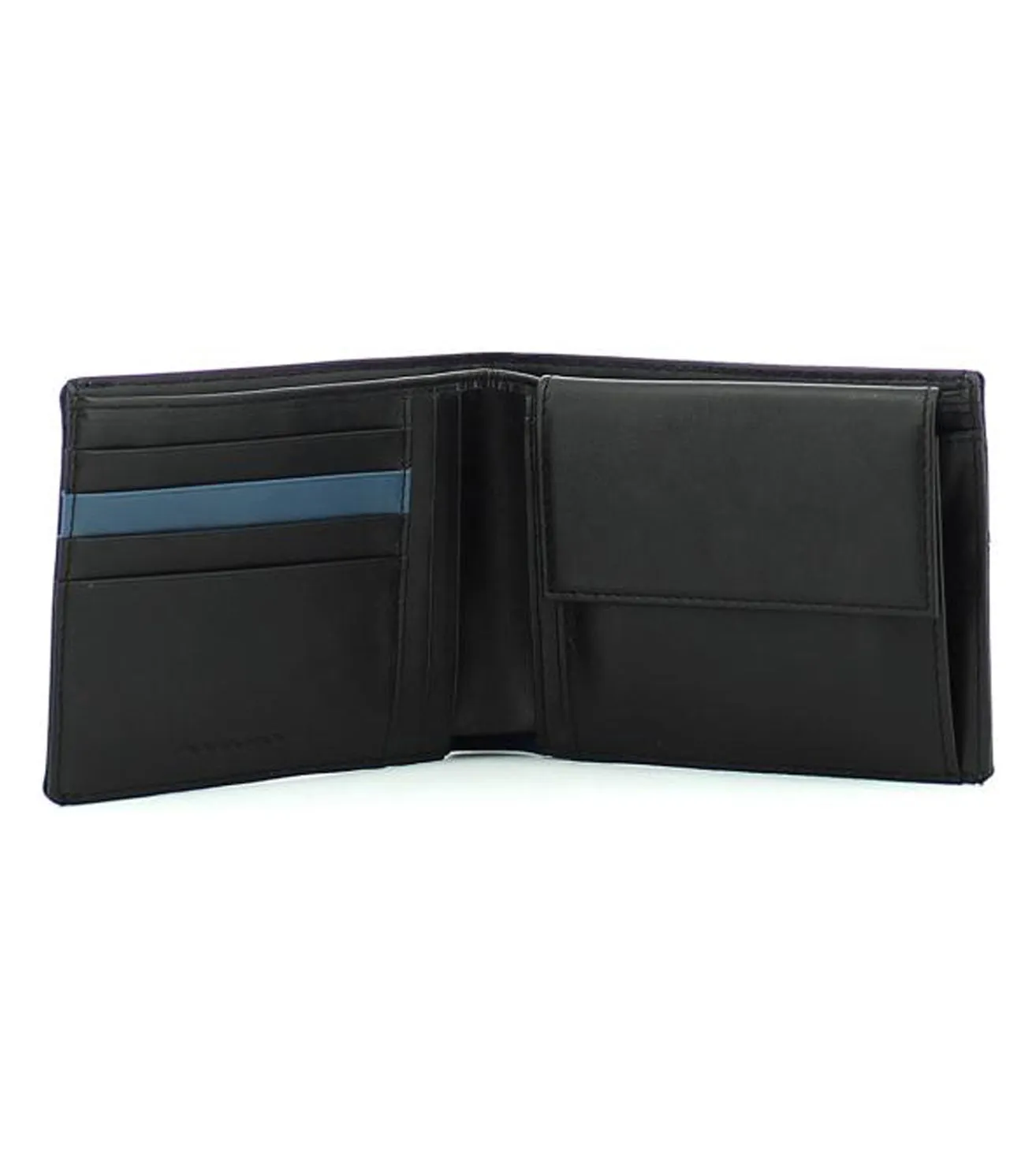 Piquadro Hexagon Men's Blue Wallet