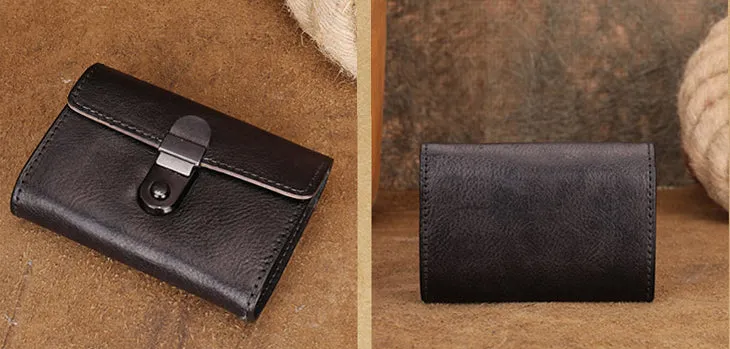 Women's Wallet With Lots Of Card Slots Leather Small Wallets For Women